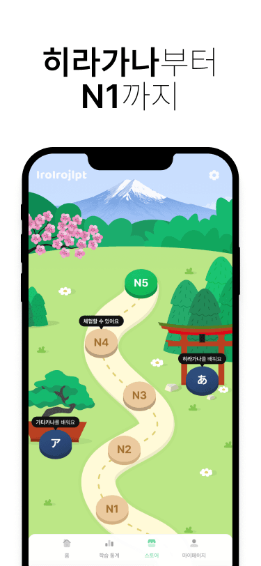 이로이로 JLPT 한자 부수 분해 학습 - 한자를 부수로 나눠 이해