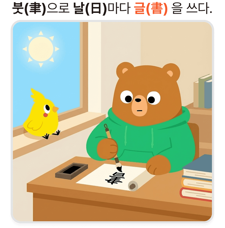 한자 기억도우미 예시 6